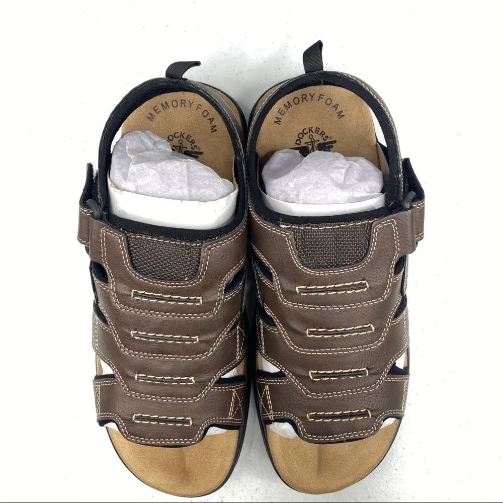 Dockers Shorewood Leather Casual Sandals